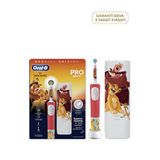 Oral-b Vitality Pro Lion King Özel Seri Çocuklar İçin Şarj Edilebilir Diş Fırçası - Krem
