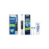Oral-B Vitality Siyah D100 Cross Action+Cross Action 2'li+50 Ml Diş Macunu