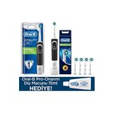 Oral-B Vitality Siyah D100 Cross Action+cross Action 4'lü+diş Macunu 15 Ml