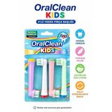 Oral Clean Kıds 4'Lü Yedek Diş Fırçası Başlığı