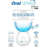 Oral White 7100 Şarjlı Diş Beyazlatma Kiti 32 LED ve 4 Kalem Vegan Özellikli Beyazlatıcı