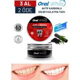 Oral White Aktif Karbonlu Doğal Diş Beyazlatma Tozu 50 g – Lekeleri Temizler, Nefesi Uzun Süre Ferahlatır