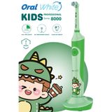Oral White Professional Series 8000 Çocuklara Özel Şarjlı Diş Fırçası Yeşil (Color Kids Yumuşak Başlık)