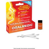 Oralmedic Aft Tedavi Seti Tek Kullanımlık 0.35 ml Şişe 4 Uygulama Çubuğu Hızlı Ağrı Giderici