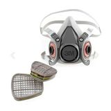 Orange Safety 3M 6200 Yarım Yüz Maskesi Ve 6059 Abek1 Maske Filtresi | Yarım Yüz Koruma, ABEK1 Filtre, Kimyasal Koruma