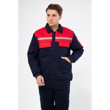 Orange Safety 7/7 Gabardin Robalı Mont Reflektörlü, XL