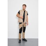 Orange Safety Bej Takım Paris Harman Karışımı Yelek + Pantolon - 3XL