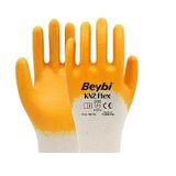 Orange Safety Beybi Kn2 Sarı Nitril İş Eldiveni 10 Çift, 9 (l)