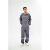Orange Safety Gri Bütün İş Tulumu 12/16 Gabardin (2XL)