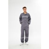 Orange Safety Gri Bütün İş Tulumu 12/16 Gabardin