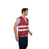 Orange Safety İkaz Yeleği Kırmızı | Güvenlik Yeleği, Kırmızı