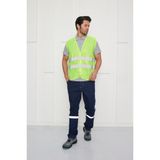 Orange Safety İkaz Yeleği - Sarı - XL