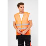 Orange Safety İkaz Yeleği Turuncu (XL)