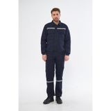 Orange Safety İş Elbisesi Mont Pantolon Takım 7/7 Gabardin Kumaş Reflektörlü (M)