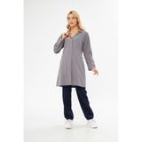 Orange Safety İş Önlüğü Alpaka Bayan Gri (2XL)