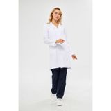 Orange Safety İş Önlüğü Uzun Kollu Alpaka Bayan Beyaz (M)