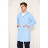 Orange Safety Mervem Okul Önlüğü Alpak Bay Açık Mavi - 2XL