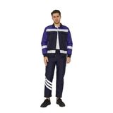 Orange Safety Mor-Lacivert Soğuk Hava İş Mont Takım Su Ve Rüzgar İticili (XL)