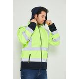 Orange Safety Sarı Softshell Mont Kolları Çıkmalı Reflektörlü - XL