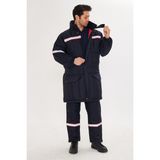 Orange Safety Shd Mont + Tulum Takım Reflektörlü Lacivert - 3XL