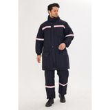 Orange Safety SHD Mont + Tulum Takım Reflektörlü Lacivert | Reflektörlü, İş Güvenliği, Mont ve Tulum, Lacivert Renk, SHD Model