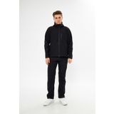 Orange Safety Siyah Softshell Mont Ceket Ve Pantolon Takım
