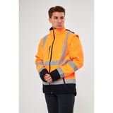 Orange Safety Softshell Mont Reflektörlü - Turuncu - 3XL