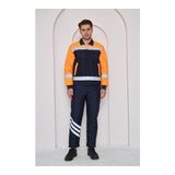 Orange Safety Turuncu Robalı Lacivert Soğuk Hava Mont Pantolon Takımı Su ve Rüzgar Iticili - Turuncu - Lacivert