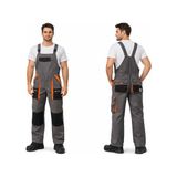 Orange Safety Workpro Gri Bahçıvan Tulumu İş Elbisesi - 2XL