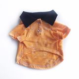 Orange Skies Polo Yaka Tişört Köpek Kıyafeti Köpek Elbisesi