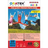 Oratek Canon E464 Yazıcı İçin Pg-46 Cl-56 Evertday Premium Parlak 10X15Cm Fotoğraf Kağıdı 230 Gr25 Adet, Beyaz