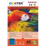 Oratek Canon E474 Yazıcı İçin Pg-46 Cl-56 Evertday Premium Parlak 10X15Cm Fotoğraf Kağıdı 260 Gr100 Adet, Beyaz