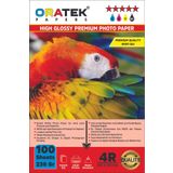 Oratek Canon Gı-490 G2411 Evertday Premium Parlak 10X15Cm Fotoğraf Kağıdı 230 Gr100 Adet, Beyaz