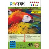 Oratek Canon Gı-490 G4411 Evertday Premium Parlak 10X15Cm Fotoğraf Kağıdı 300 Gr100 Adet, Beyaz