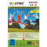Oratek Canon Maxify Gx7045 Uyumlu Evertday Premium Parlak 10X15Cm Fotoğraf Kağıdı 300 Gr25 Adet, Beyaz