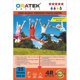Oratek Canon Pixma E404 Yazıcı İçin Pg-46 Cl-56 Fotoğraf Kağıdı 10X15 Cm Premium Parlak 260 Gr 25 Adet, Beyaz