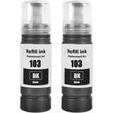 Oratek Epson 103 Ecotank L1110, L1210, L1250, L3110, L3111, L3150, L3151 2 Adet Siyah Muadil Mürekkep 70ML