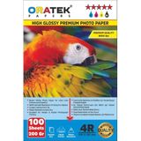 Oratek Epson Yazıcılar İçin Evertday Premium Parlak 10X15Cm Fotoğraf Kağıdı 200 Gr100 Adet, Beyaz