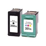 ORATEK HP Photosmart C4480 350XL / 351XL Siyah ve Renkli Yüksek Kapasiteli Muadil Kartuş Seti