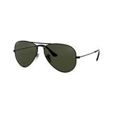 Orb Ray-Ban RB3025 Aviator Large Metal L2823 Erkek Güneş Gözlüğü 58 mm Uv Filtreli Degrade Cam ile Şık Tasarım - Metalik Siyah