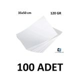 orbak 100 Adet Dokusuz Schoeller Resim Kağıdı 35 X 50 Cm 120 Gr