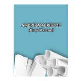 Orbak Kağıt 300 Gr. Amerikan Bristol Kağıt Karton 21x29,7 A4 Ebatında 100 Adet (1,87 KG)