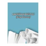 Orbak Kağıt 450 Gr. Amerikan Bristol Kağıt Karton 50x70 100 Adet (15,75 KG)