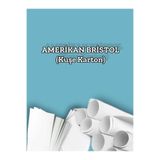 Orbak Kağıt Amerikan Bristol Karton A5 250 gr - 100 Adet 14,8x21 cm