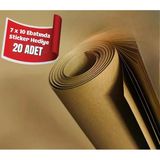 Orbak Kağıt Kraft Kağıt 70x100 cm 90gr 20 Adet Ambalaj, Paketleme, Hediye ve Çeyiz Sarma, Taşıma, Taşınma kahverengi
