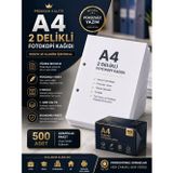 Orbak Kağıt Premium A4 2 Delikli Fotokopi Kağıdı 500 Adet | Dosya ve Klasör Uyumlu Yazıcı Kağıdı