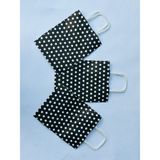 Orbak Kağıtçılık 1.kalite 18X8X24 cm (3 Adet) Siyah Renk Beyaz Benekli Kraft Kağıt Çanta,hediye Poşeti,hediye Paketi - Kahverengi