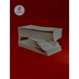 Orbak Kağıtçılık 6X14,5 cm 100 Adet Davetiye Nişan Nikah Organizasyon Toka Kartı Için Bristol (0,0594 Kg) - Beyaz