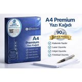 Orbak Kağıtçılık A4 Kağıt 90 gr 250 Paket – Premium Yazıcı ve Kalem Uyumlu Ofis Kağıdı - Beyaz