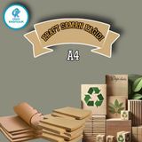Orbak Kağıtçılık A4 Kraft Fotokopi Kağıdı 50 Adet | Doğal Kahverengi | Yazıcı Uyumlu | Çevreci Kağıt